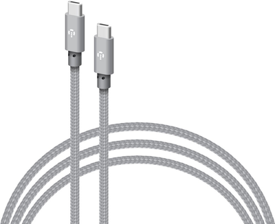 Кабель синхронізації Intaleo CBGNYTT1 60W Type-C to Type-C 1 м Gray (1283126559501)