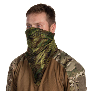 Снайперский Маскирующий шарф-сетка Mil-Tec® Woodland