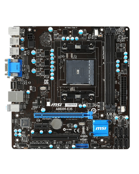 Материнская плата Socket FM2+ MSI A88XM-E35 с HDMI Видео ( sFM2+ / FM2, DDR3, USB 3.0, SATA 3, AMD A88X , PCI-Ex16 ) Б/У