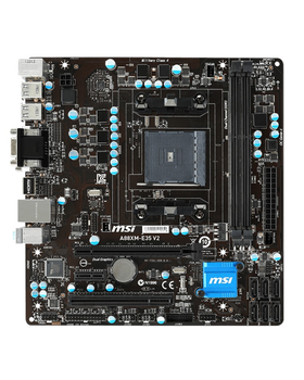 Материнская плата Socket FM2+ MSI A88XM-E35 V2 с HDMI Видео ( sFM2+ / FM2, DDR3, USB 3.0, SATA 3, AMD A88X , PCI-Ex16 ) Б/У