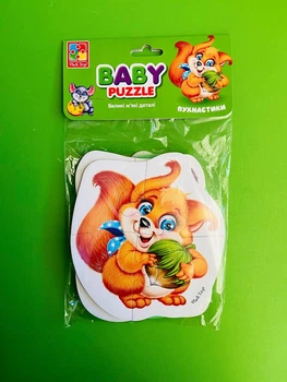 Пазли м'які. Пухнастики. BABY puzzle (VT1106-89). Vladi toys