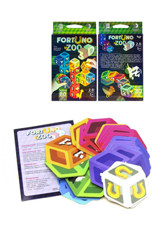 Настільна розвиваюча гра "Fortuno ZOO 3D" колір різнокольоровий Danko Toys ЦБ-00166096