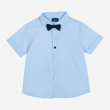 Дитяча сорочка для хлопчика Chicco Camicie 09066547000000-021 110 см Блакитна (8054707724730)