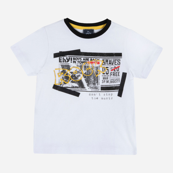 Дитяча футболка для хлопчика Chicco T Shirts 09067290000000-033 122 см Біла (8059609072842)