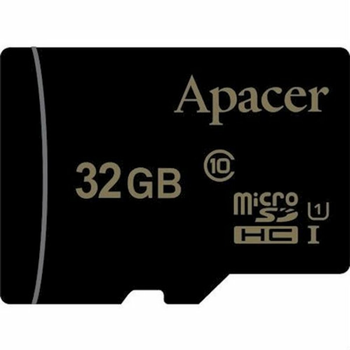 Карта памяти Apacer microSDHC 32GB Class 10 UHS-I + SD Adapter (AP32GMCSH10U1-R)