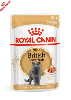 Влажный корм для взрослых кошек Royal Canin British Shorthair Adult, 85 г (20320010)
