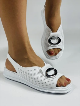 Женские босоножки Evromoda 40 Белый 3004