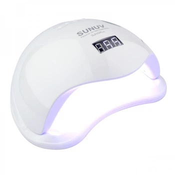 УФ LED світлодіодна лампа для манікюру SUNUV Sun 5 Plus White 48 Вт таймер 10 30 60 і 99 сек колір білий