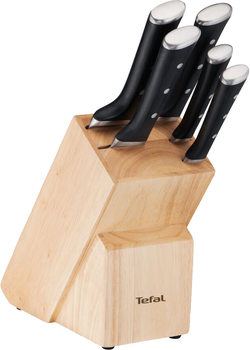 Набор ножей Tefal Ice Force в деревянной колоде 5 предметов (K232S574)