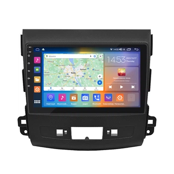 Штатна магнітола 9" Lesko для Peugeot 4007 2007-2012 2/32Gb CarPlay 4G Wi-Fi GPS Prime IPS 8 ядер Пежо