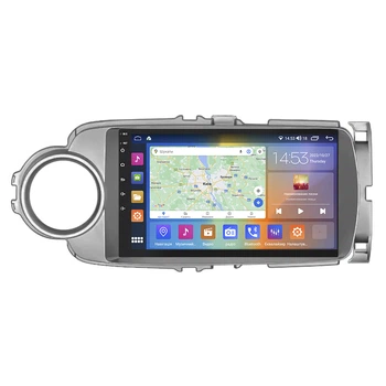 Штатная магнитола Lesko для Toyota Yaris III 2010-2014 IPS 9" 2/32Gb CarPlay 4G Wi-Fi GPS Prime охлаждение