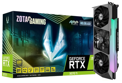 Відеокарта Zotac GeForce RTX 3070 Ti AMP Extreme Holo (ZT-A30710B-10P)