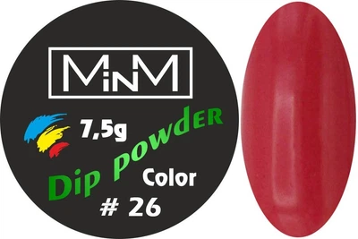 ДІП-пудра M-in-M DiP POWDER 026 малиново-РОЖЕВИЙ 7.5g