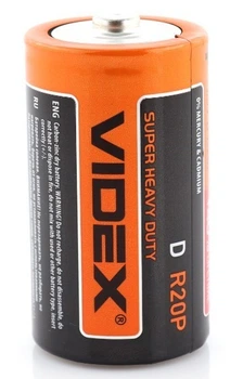 Батарейка сольова Videx R2OP/D