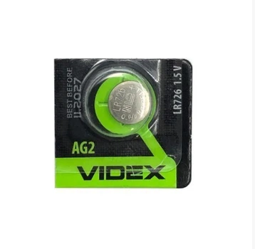 Батарейка годинникова Videx AG 2/LR726