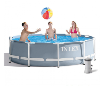 Каркасный бассейн Intex Prism Frame Pool 305 х 76 см, объем 4 485 л от 6 лет Голубой