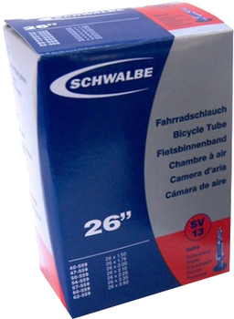 Велокамера SCHWALBE 26" (40/62x559) SV13 40 мм EK (TUB-E7-02)