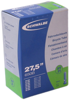 Велокамера SCHWALBE 27.5" (40/62-584) AV21 40 мм EK AGV (TUB-42-38)