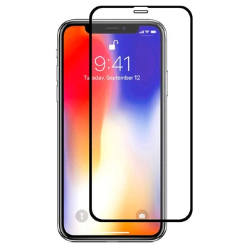 Защитное стекло Full Glue Apple iPhone XR black тех.пакет.