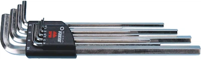 Набор угловых продольных ключей Wurth ZEBRA 1.5 - 10 мм 9 шт (071531120)