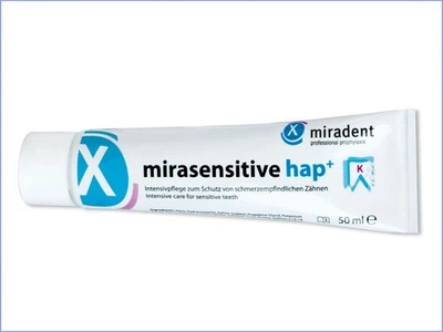 Зубна паста для інтенсивної захисної терапії чутливих зубів MIRADENT Mirasensitive hap+ 50мл (25126)