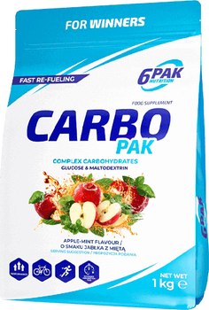 Suplement diety 6PAK Nutrition Carbo Pak 1000 g Jabłko-mięta (5902811812672)