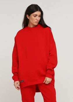 Світшот "Only Women" (94-Sws-01-02-red-M(mega oversize))