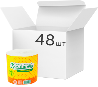 Папір туалетний Кохавинка 48 рулонів (4820032450033)