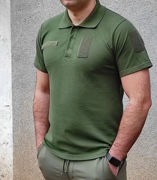 Поло військове тактичне Eva Military колір хакі розмір XL