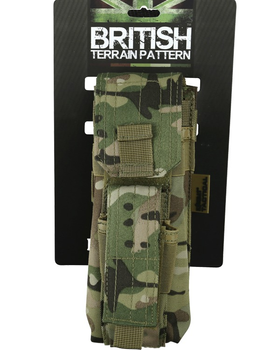 Підсумок для АК і пістолетного магазину KOMBAT UK Single Mag Pouch with PISTOL Mag Uni мультікам (kb-smpp-btp)