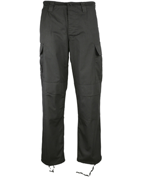 Штани тактичні KOMBAT UK M65 BDU Ripstop Trousers 40 чорний (kb-m65bdurt-blk)