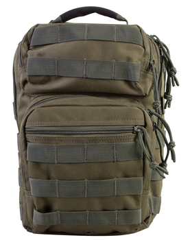 Рюкзак тактичний однолямковий KOMBAT UK Mini Molle Recon Shoulder Bag 10 ltr Uni оливковий (kb-mmrsb-olgr)