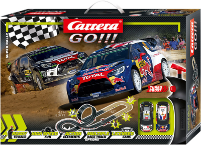 Autotrack Carrera GO!!! Super Rajd 4,9 m (CR-20062495)