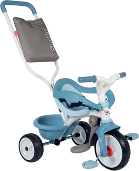 Дитячий велосипед 3 в 1 Smoby Toys Бі Муві Комфорт металевий Блакитний 68х52х101 см (740414) (3032167404145)