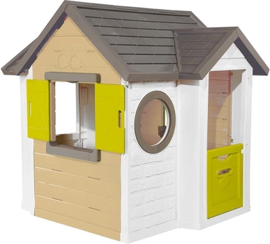 Будиночок лісника Smoby Toys з віконницями та круглими вікнами (810406) (3032168104068)