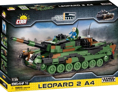 Klocki konstrukcyjne Cobi Czołg Leopard 2 864 elementy (COBI-2618)