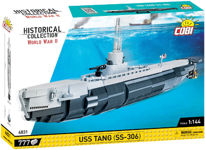 Конструктор Cobi Підводний човен Танг SS-306 777 деталей (COBI-4831)