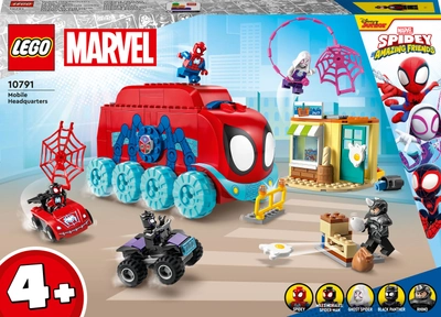 Zestaw klocków Lego Marvel Team Spider Mobile Centrala 187 części (10791)