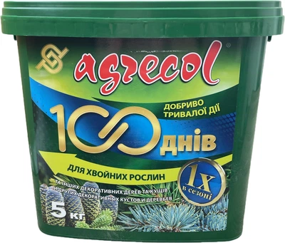Добриво Agrecol 100 днів для хвойних рослин 5 кг (2018040479)