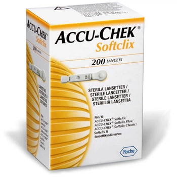 Ланцеты Акку-Чек Софткликс (Accu-Chek Softclix) 200 шт