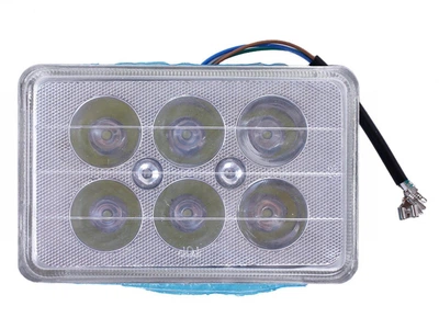 Вставка в фару светодиодная квадратная LED (6 диодив) (165*105мм) AMG