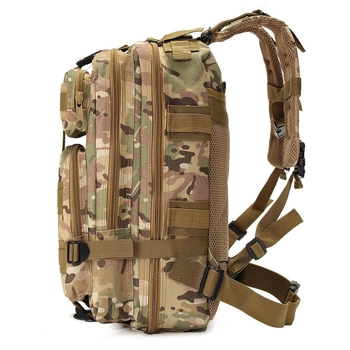 Тактичний рюкзак штурмовий Tactic на 25 л військовий рюкзак Мультикам (ta25-multic)