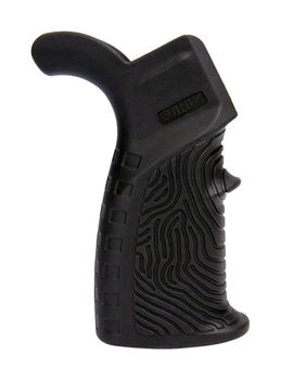 Пістолетна рукоятка DLG Tactical (DLG-123) для AR-15 (полімер) прогумована, чорна