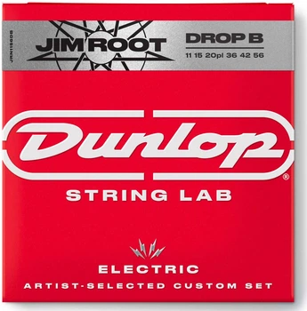 Струни для електрогітари DUNLOP JRN1156DB JIM ROOT STRING LAB SERIES GUITAR STRINGS 11-56 | DROP B