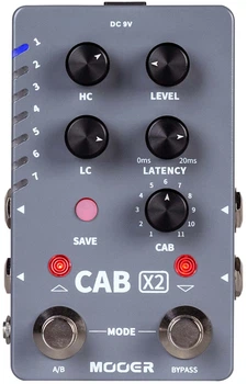 Гитарная педаль кабинет эмулятор MOOER CAB X2