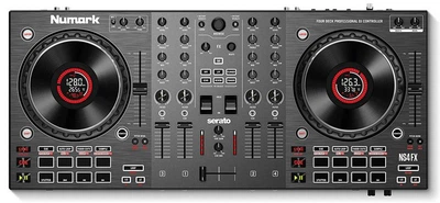 4-Дековый DJ контроллер NUMARK NS4FX
