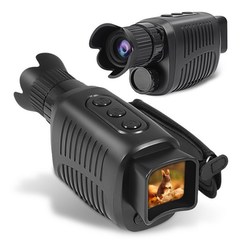 Монокуляр ночного видения 300м Экран 3800 mAh Видеокамера 1080P 5xZoom SDcard