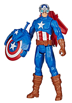 Ігровий набір Hasbro Marvel Avengers Месники Титан Капітан Америка з аксесуарами (E7374) (5010993653539)