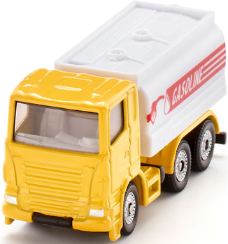 Ciężarówka z cysterną Siku Benzyna Żółto/biała (1384) (4006874013876)