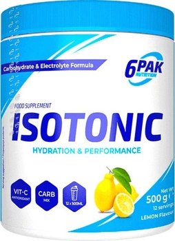 Ізотонік 6PAK Nutrition 500 г Лимон (5902811813310)